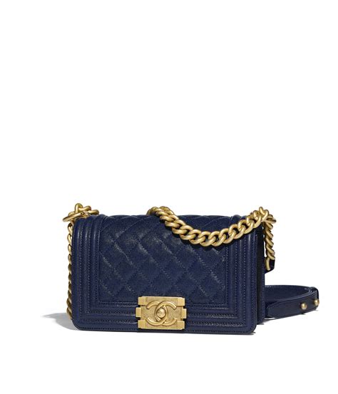 small boy chanel handbag navy blue|BOY CHANEL .